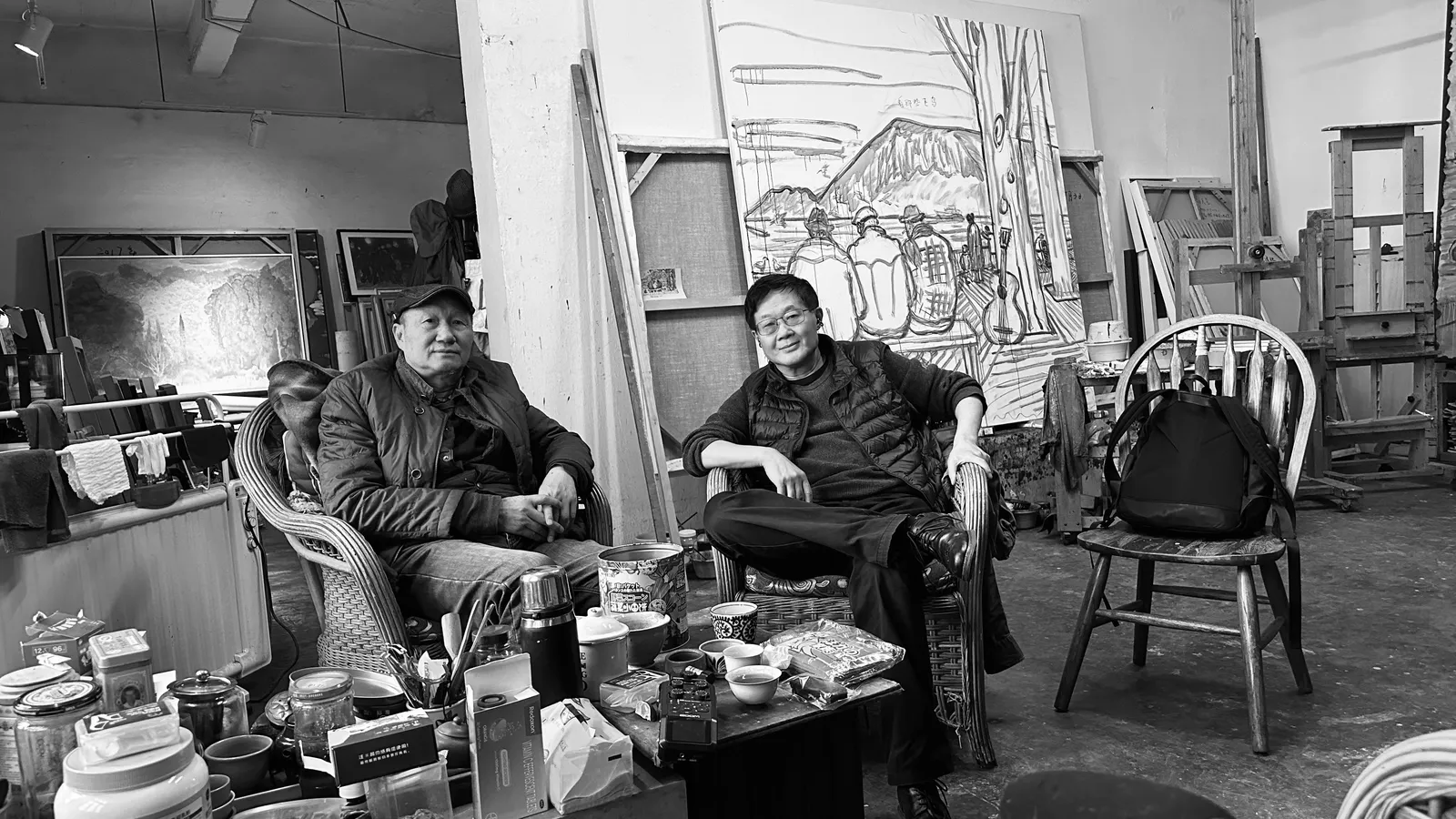 Mao Xuhui and Lü Peng, Studio Mao Xuhui, Kunming, 2025.05.28