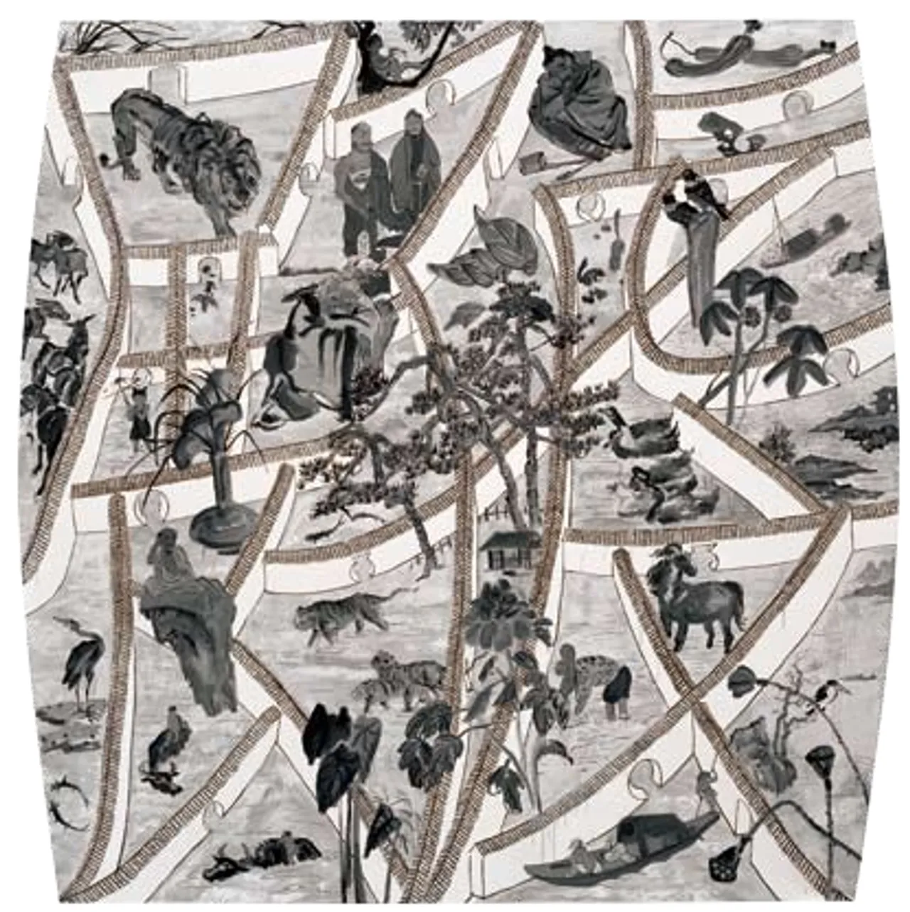 Lü Peng × Yue Minjun