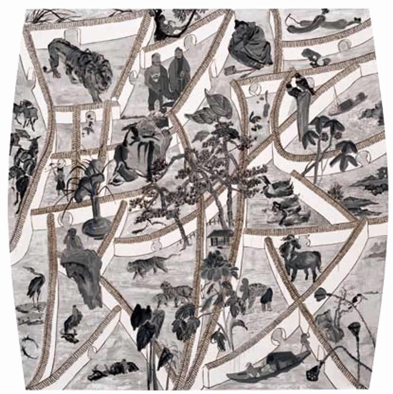 Lü Peng × Yue Minjun 